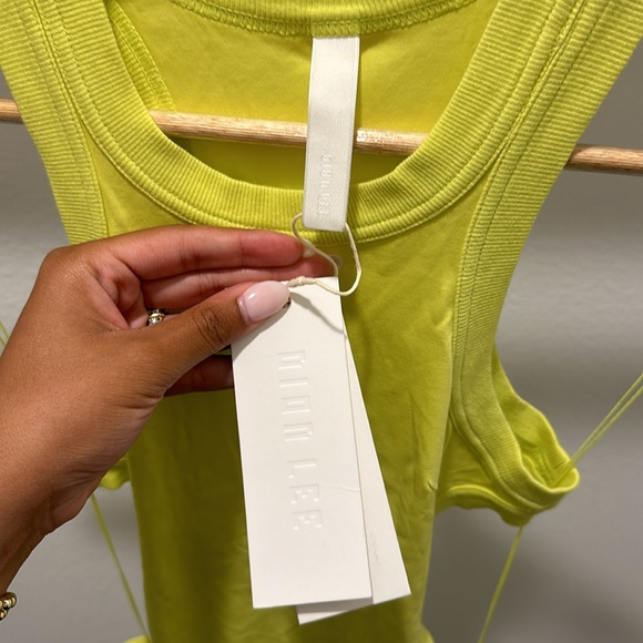 Dion Lee Jersey Dress Lime - Picture 8 of 9